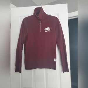 Roots 3/4 Zip Sweatshirt Size Xs